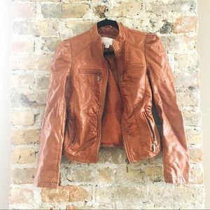 Faux Leather Jacket